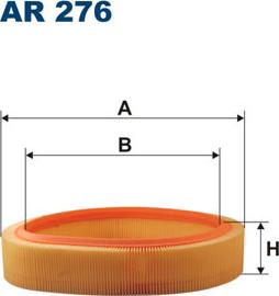 Filtron AR276 - Air Filter, engine autospares.lv