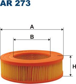 Filtron AR273 - Air Filter, engine autospares.lv