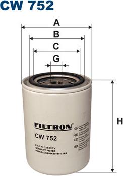 Filtron CW752 - Coolant Filter autospares.lv