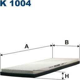 Filtron K1004 - Filter, interior air autospares.lv