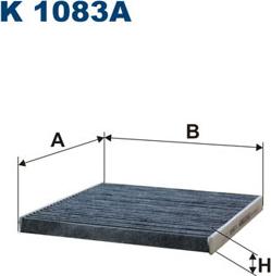 Filtron K1083A - Filter, interior air autospares.lv