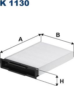 Filtron K1130 - Filter, interior air autospares.lv