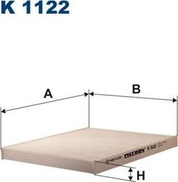 Filtron K1122 - Filter, interior air autospares.lv