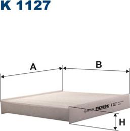 Filtron K1127 - Filter, interior air autospares.lv