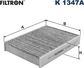 Filtron K 1347A - Filter, interior air autospares.lv