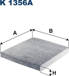 Filtron K 1356A - Filter, interior air autospares.lv