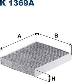 Filtron K 1369A - Filter, interior air autospares.lv