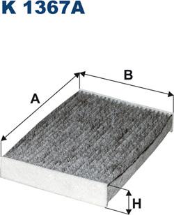 Filtron K1367A - Filter, interior air autospares.lv