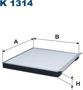 Filtron K1314 - Filter, interior air autospares.lv