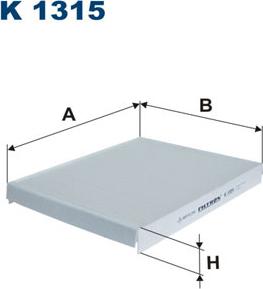 Filtron K1315 - Filter, interior air autospares.lv