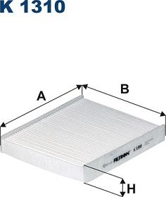 Filtron K1310 - Filter, interior air autospares.lv