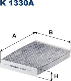 Filtron K 1330A - Filter, interior air autospares.lv