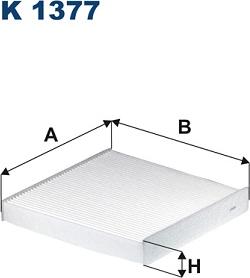 Filtron K1377 - Filter, interior air autospares.lv