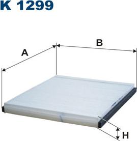 Filtron K1299 - Filter, interior air autospares.lv