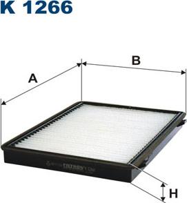 Filtron K1266 - Filter, interior air autospares.lv