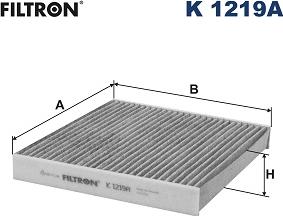 Filtron K 1219A - Filter, interior air autospares.lv