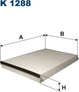 Filtron K1288 - Filter, interior air autospares.lv