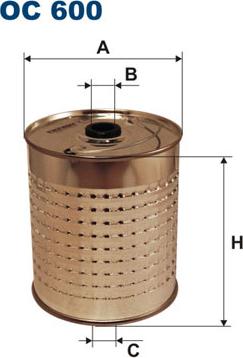 Filtron OC600 - Oil Filter autospares.lv