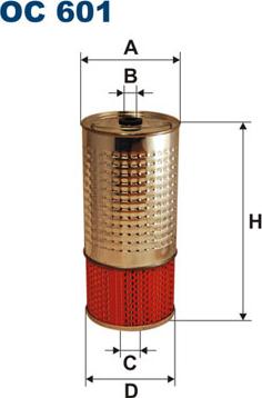 Filtron OC601 - Oil Filter autospares.lv