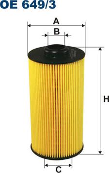 Filtron OE649/3 - Oil Filter autospares.lv