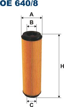 Filtron OE640/8 - Oil Filter autospares.lv