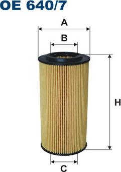 Filtron OE640/7 - Oil Filter autospares.lv