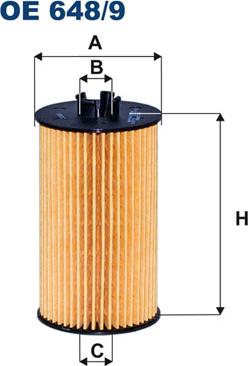 Filtron OE648/9 - Oil Filter autospares.lv