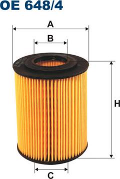Filtron OE648/4 - Oil Filter autospares.lv