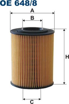 Filtron OE648/8 - Oil Filter autospares.lv