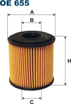 Filtron OE655 - Oil Filter autospares.lv