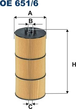 Filtron OE 651/6 - Oil Filter autospares.lv