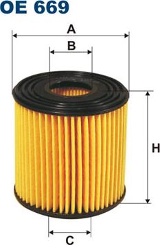 Filtron OE669 - Oil Filter autospares.lv