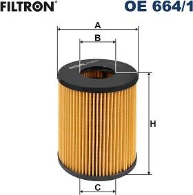 Filtron OE 664/1 - Oil Filter autospares.lv