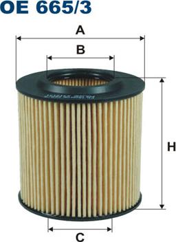 Filtron OE665/3 - Oil Filter autospares.lv
