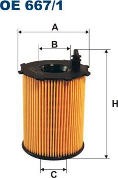 Filtron OE667/1 - Oil Filter autospares.lv