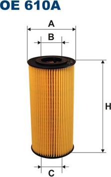 Filtron OE610A - Oil Filter autospares.lv