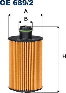 Filtron OE 689/2 - Oil Filter autospares.lv