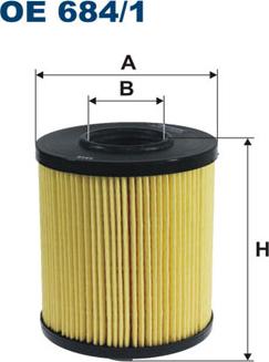 Filtron OE 684/1 - Oil Filter autospares.lv