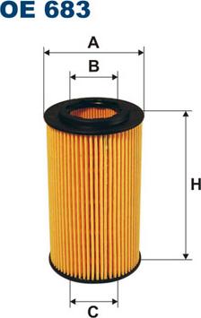 Filtron OE683 - Oil Filter autospares.lv