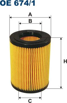 Filtron OE674/1 - Oil Filter autospares.lv