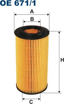 Filtron OE671/1 - Oil Filter autospares.lv