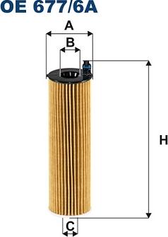 Filtron OE 677/6A - Oil Filter autospares.lv