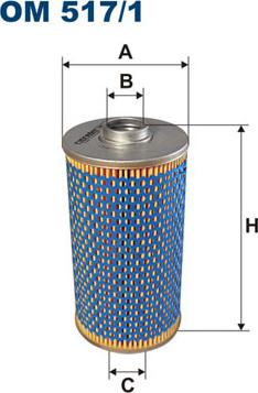 Filtron OM517/1 - Oil Filter autospares.lv