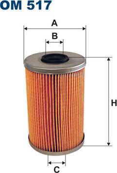 Filtron OM517 - Oil Filter autospares.lv