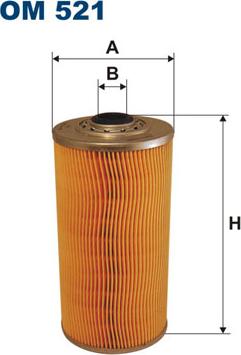 Filtron OM 521 - Oil Filter autospares.lv