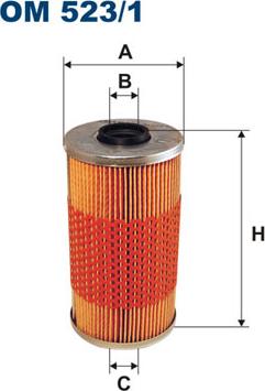 Filtron OM523/1 - Oil Filter autospares.lv