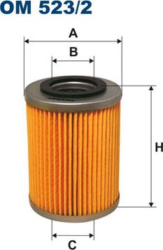 Filtron OM523/2 - Oil Filter autospares.lv