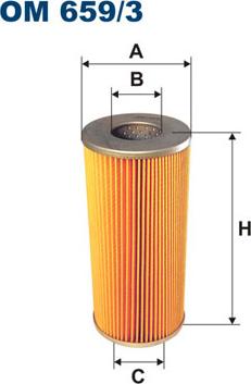 Filtron OM 659/3 - Oil Filter autospares.lv