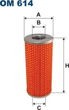Filtron OM614 - Oil Filter autospares.lv