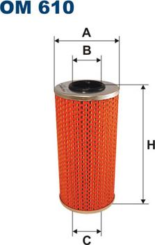 Filtron OM610 - Oil Filter autospares.lv